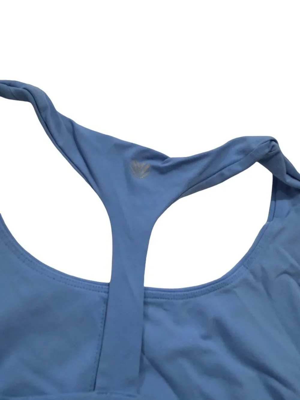 Forever 21 Two Blue Burgundy Strappy Racerback Sports Bra Set Medium Women's
